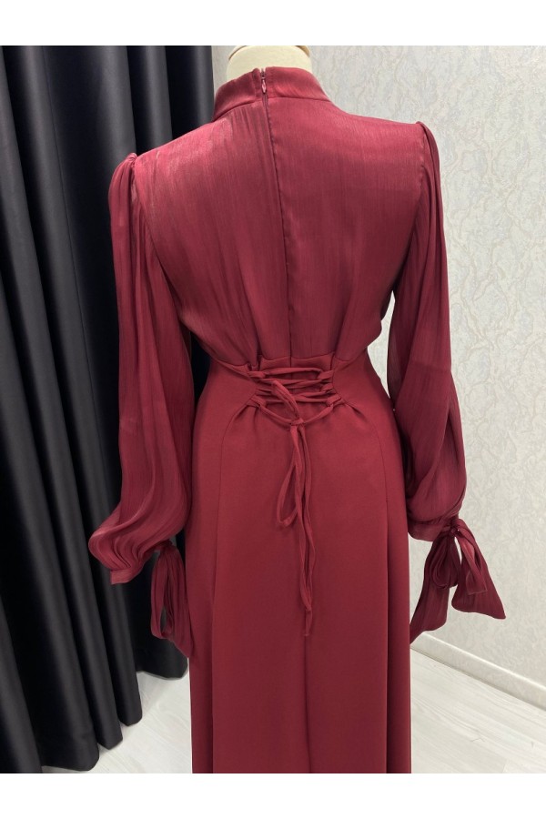 Nehir Beli Taş Detaylı Abiye