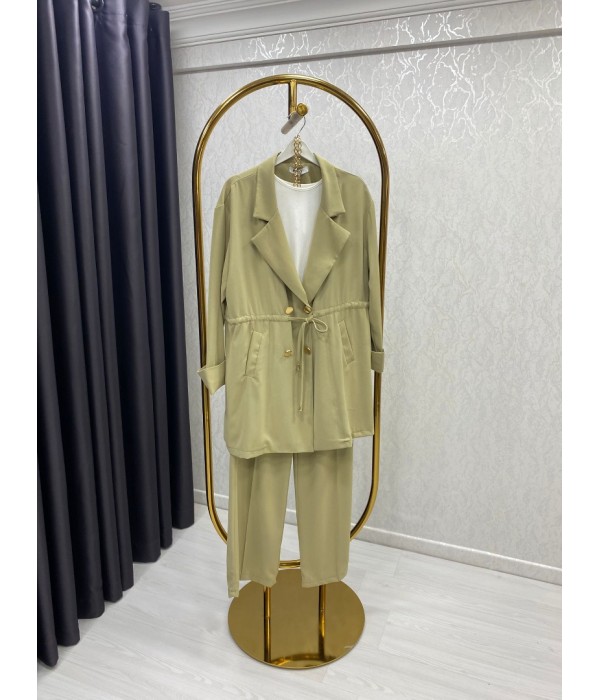 Bahar Twil Blazer Takım