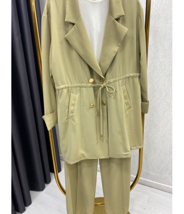 Bahar Twil Blazer Takım