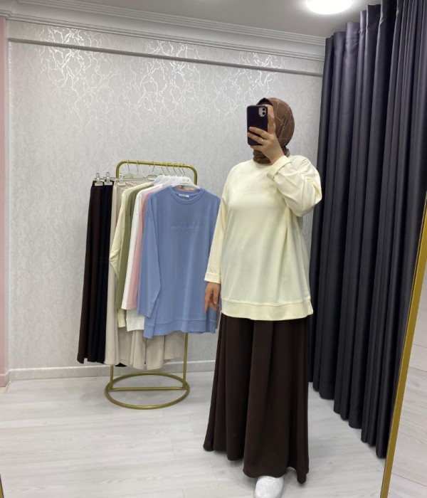 İkoll Baskılı Basıc S-Shirt