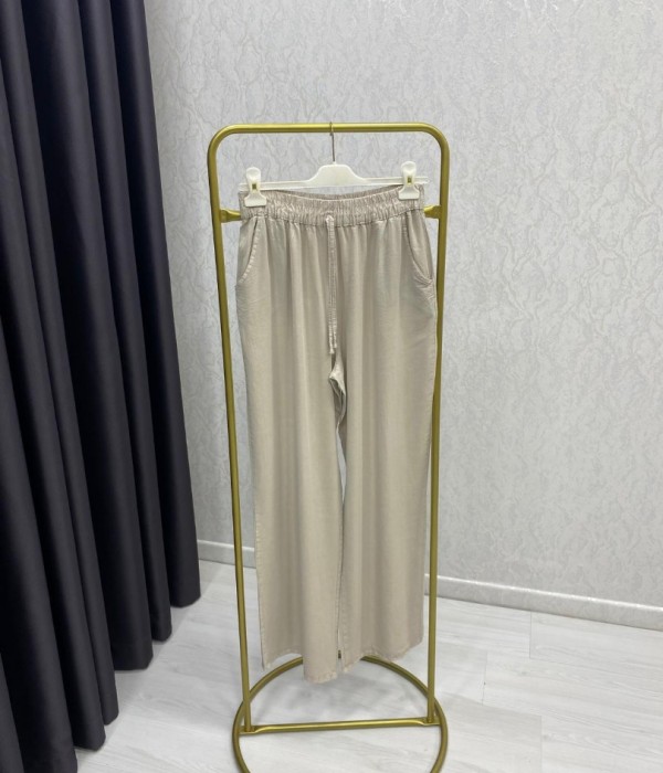 Tensel Pantolon Krem